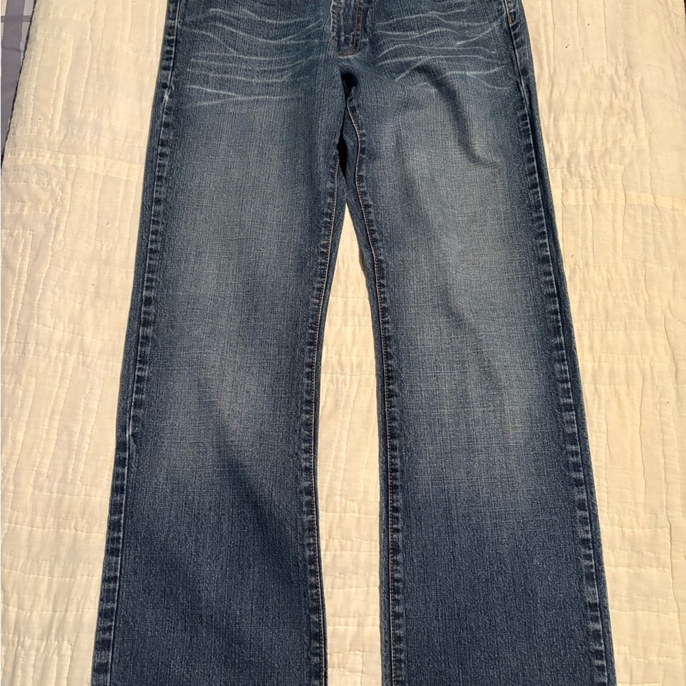Request Brand Men's 32x30 Straight Fit Blue Jeans